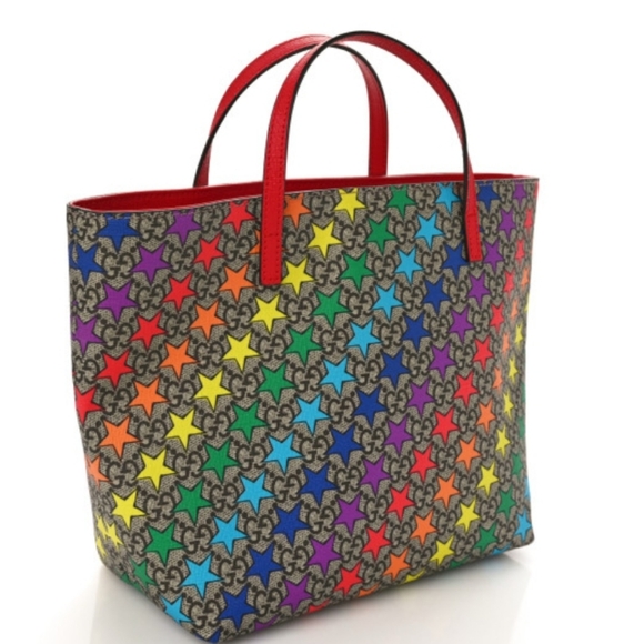 Gucci HG Supreme Monogram Children's Star Print Mini Tote - Picture 2 of 5